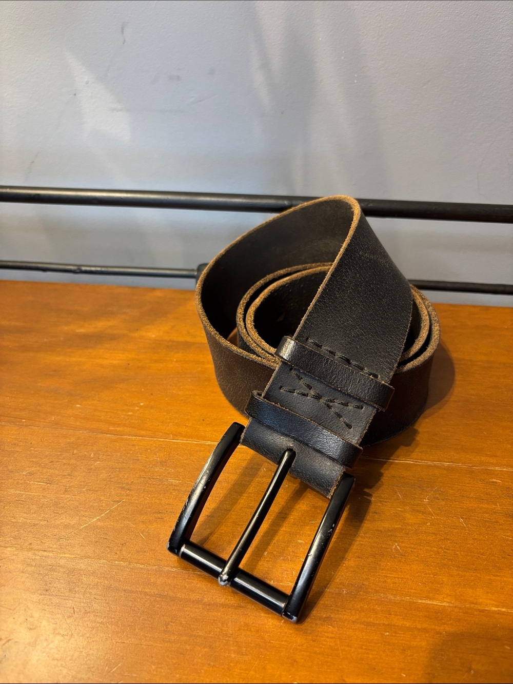 American Eagle Dark Brown Leather Belt